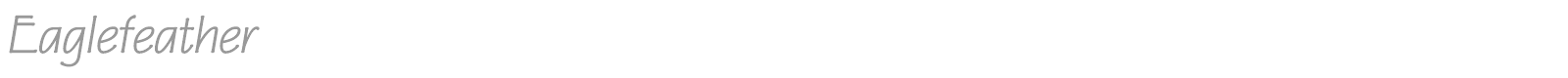 Eaglefeather font preview